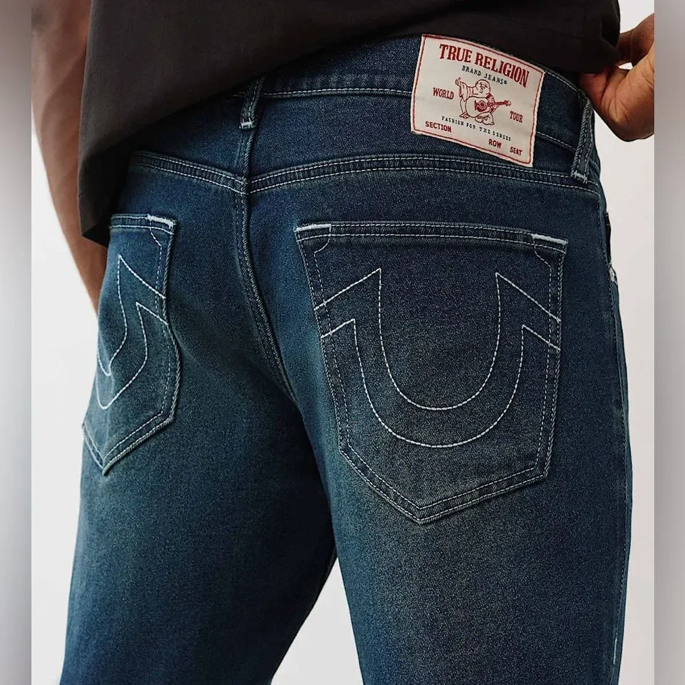 NWT True Religion Ricky Men's Straight Jeans W34/L34